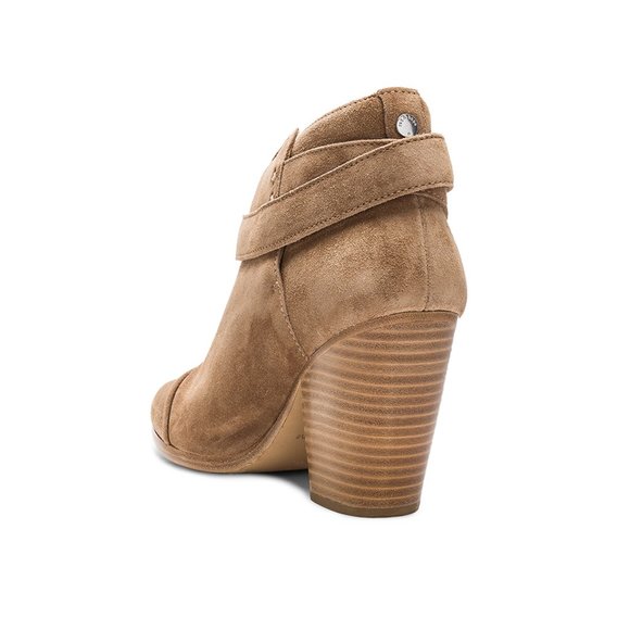 Rag & Bone Harrow Suede Ankle Boots in Camel Suede - Picture 3 of 8